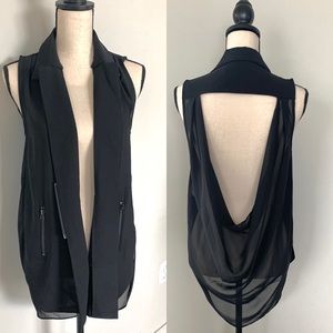 Kenneth Cole Uptown Vest with Draped Back